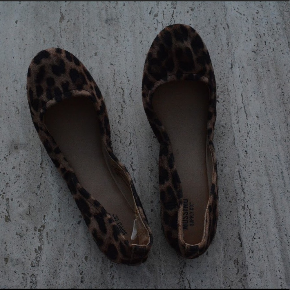 • Cheetah Print Ballet Flats •